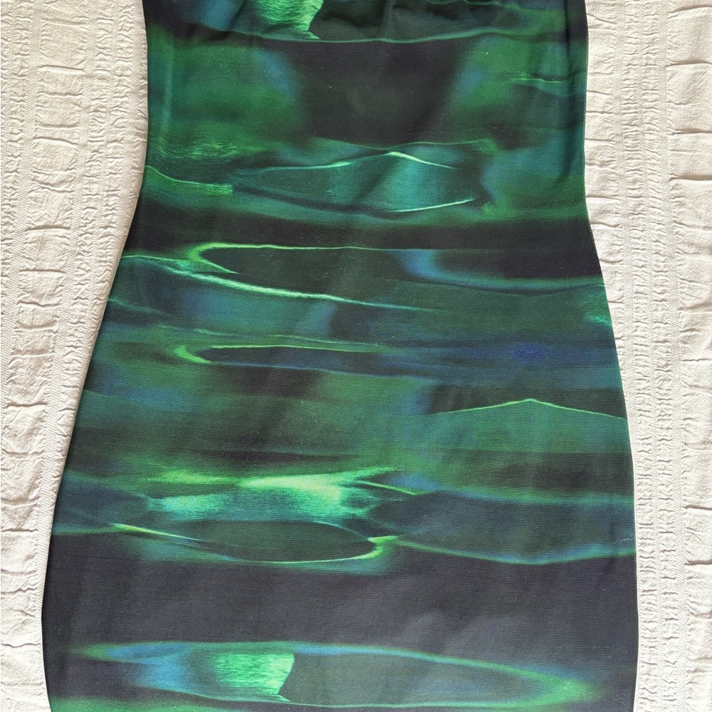 Whitefox Green tube dress